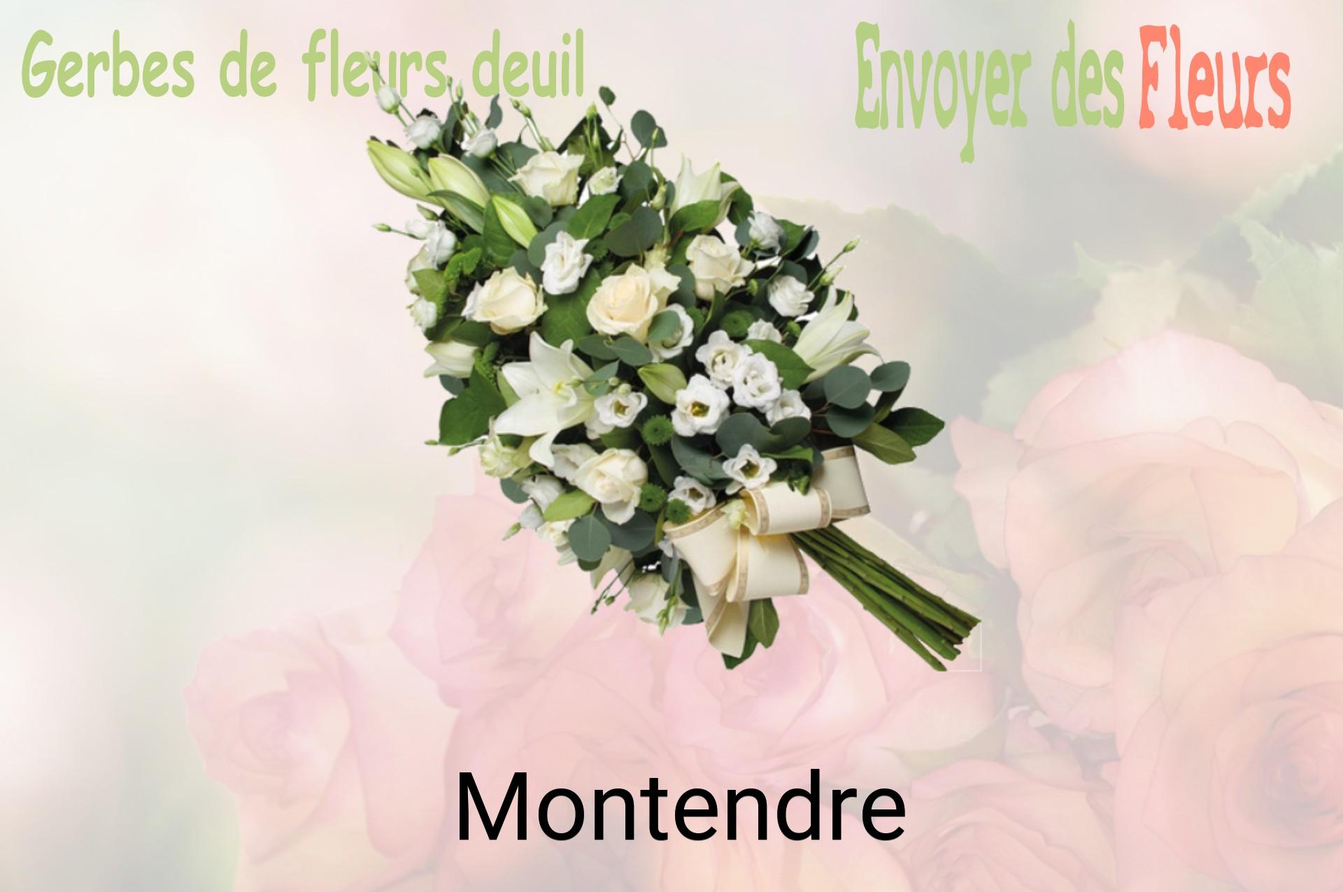 Gerbe de fleurs de deuil livrée à Montendre